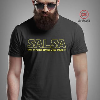 Camiseta de Dança - Salsa Jedi