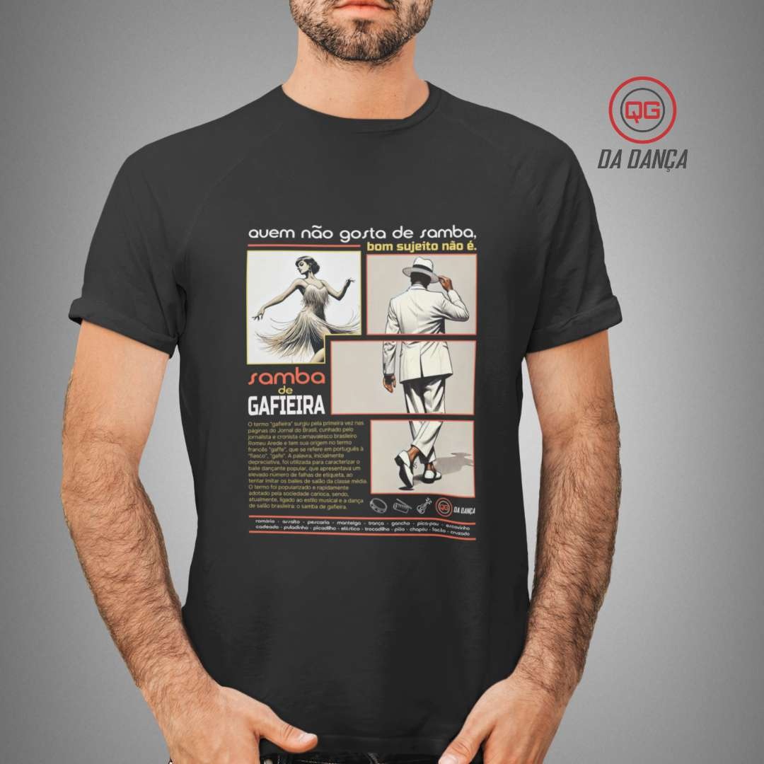 Camiseta de Dança - Samba de Gafieira