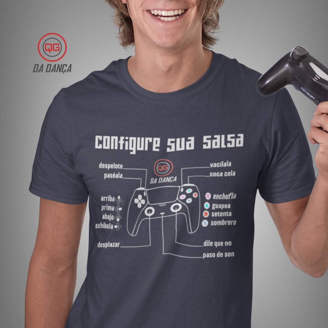 Camiseta de Dança - Configure sua Salsa