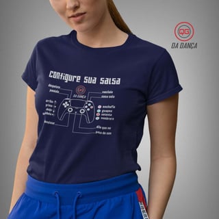 Camiseta de Dança Feminina - Configure sua Salsa