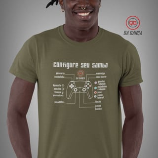 Camiseta de Dança - Configure seu Samba