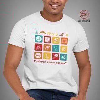 Camiseta de Dança - Passos de Forró