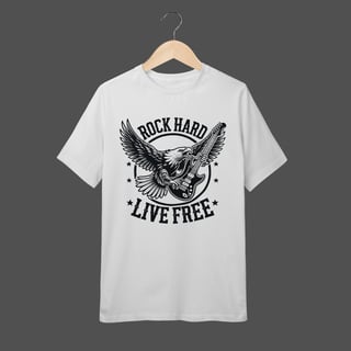 Camiseta Infantil (10 a 14) | Rock Hard - Live Free