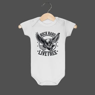 Body Infantil | Rock Hard - Live Free