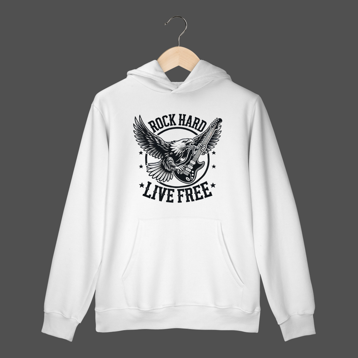 Moletom Canguru Prime | Rock  Hard - Live Free