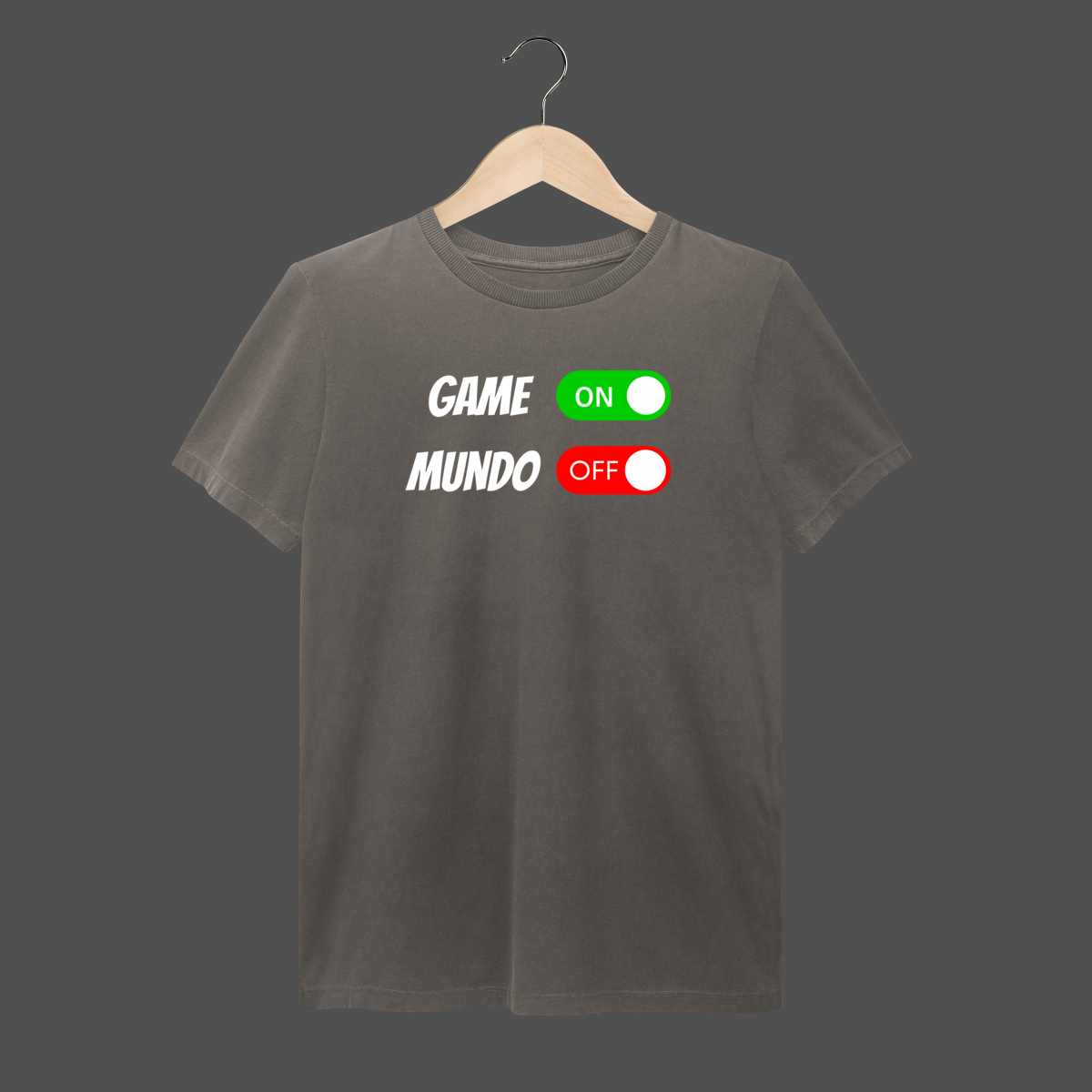 Nome do produto: Camiseta Estonada | Game On - Mundo Off