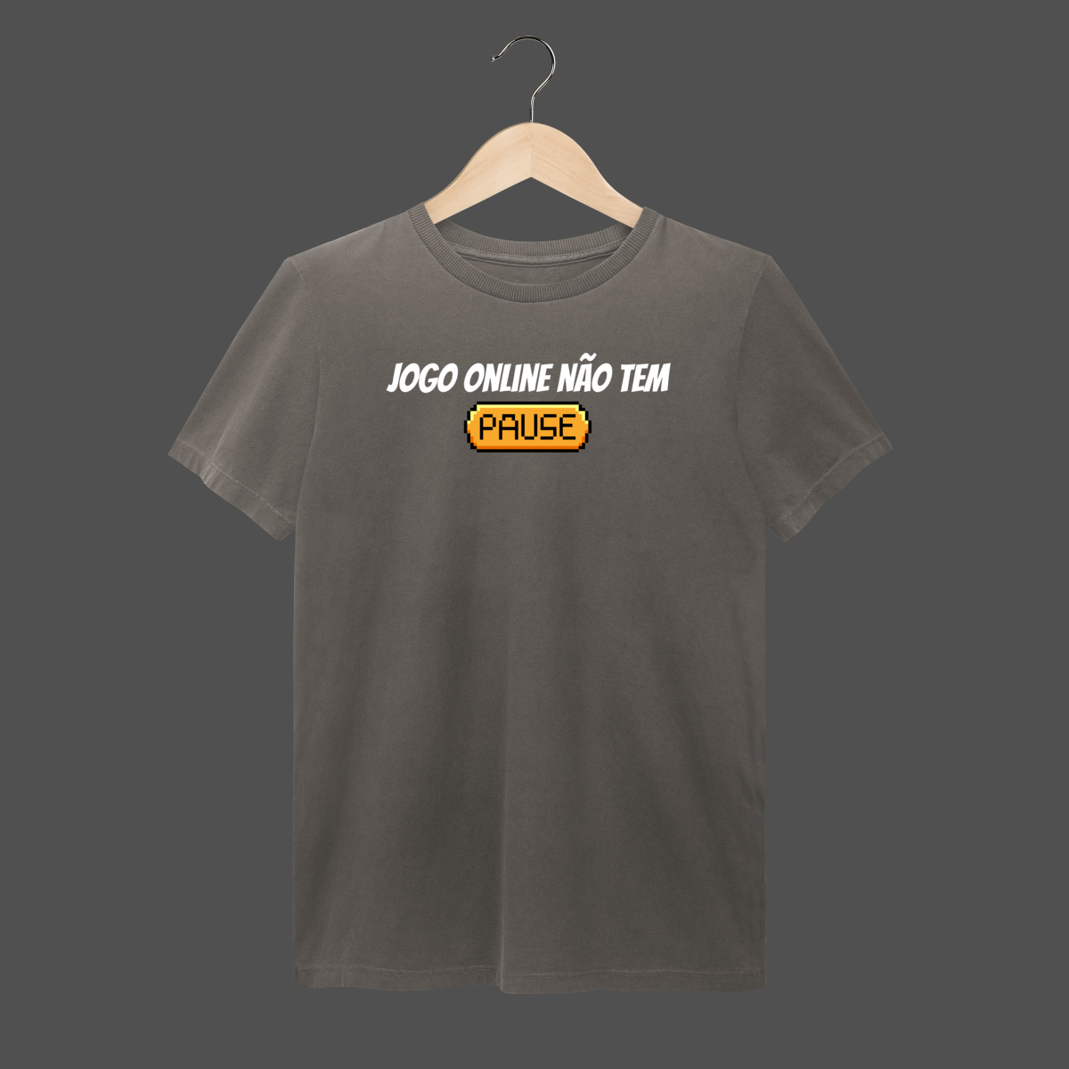 Nome do produto: Camiseta Estonada | Jogo online não tem PAUSE