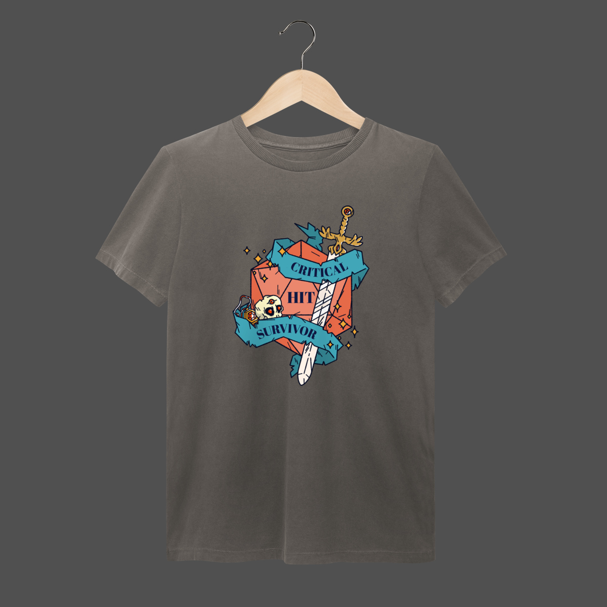 Nome do produto: Camiseta Estonada | Critical Hit Survivor