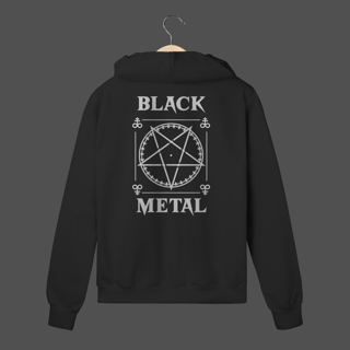 Moletom C/ Zíper Prime | Black Metal