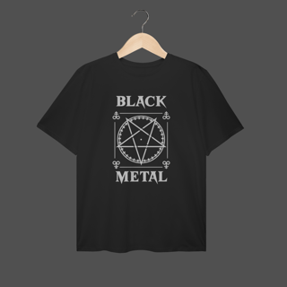 Camiseta Plus Size | Black Metal