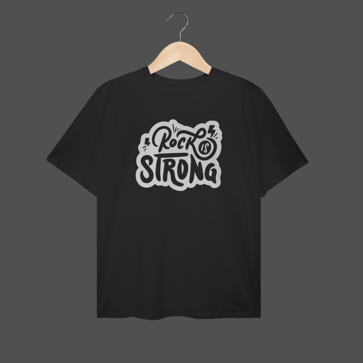 Camiseta Plus Size | Rock Is Strong
