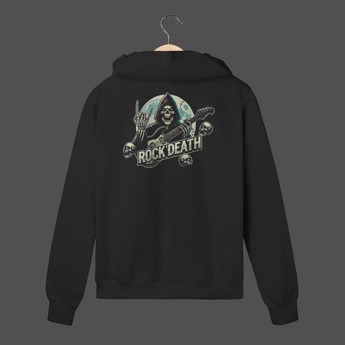 Nome do produto: Moletom C/ Zíper Prime | Rock Death