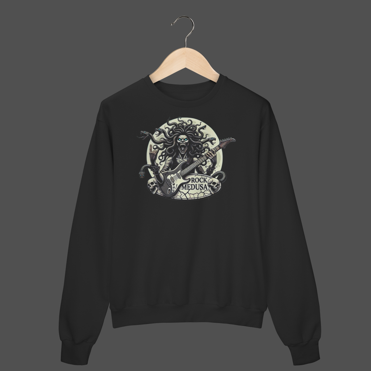 Nome do produto: Moletom Fechado Prime | Rock Medusa