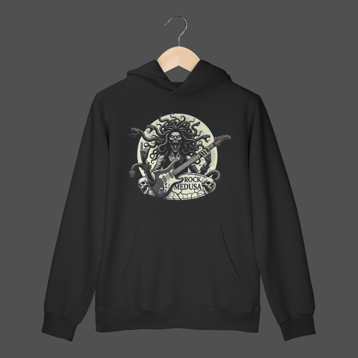 Nome do produto: Moletom Canguru Prime | Rock Medusa