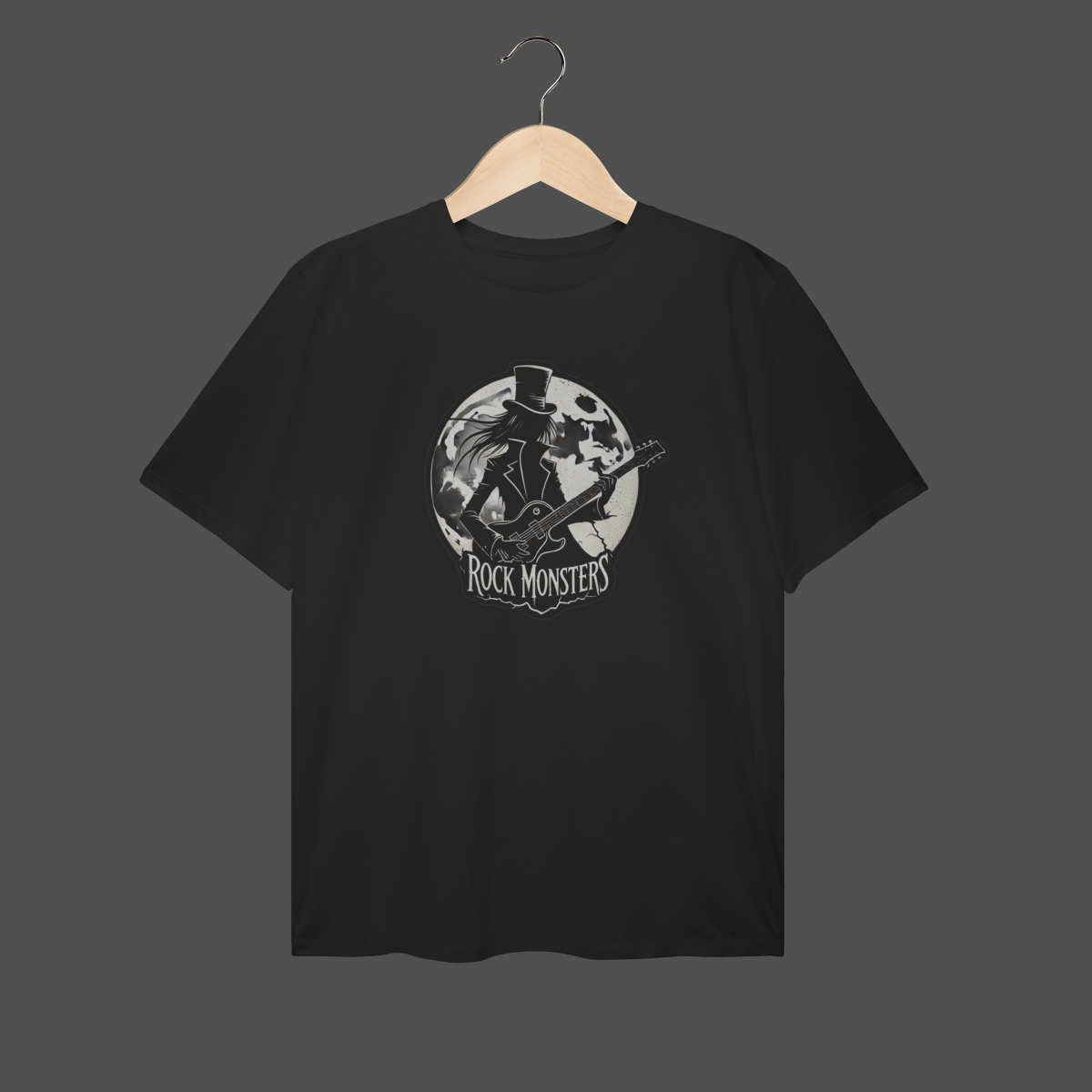 Nome do produto: Camiseta Plus Size | Rock Monsters