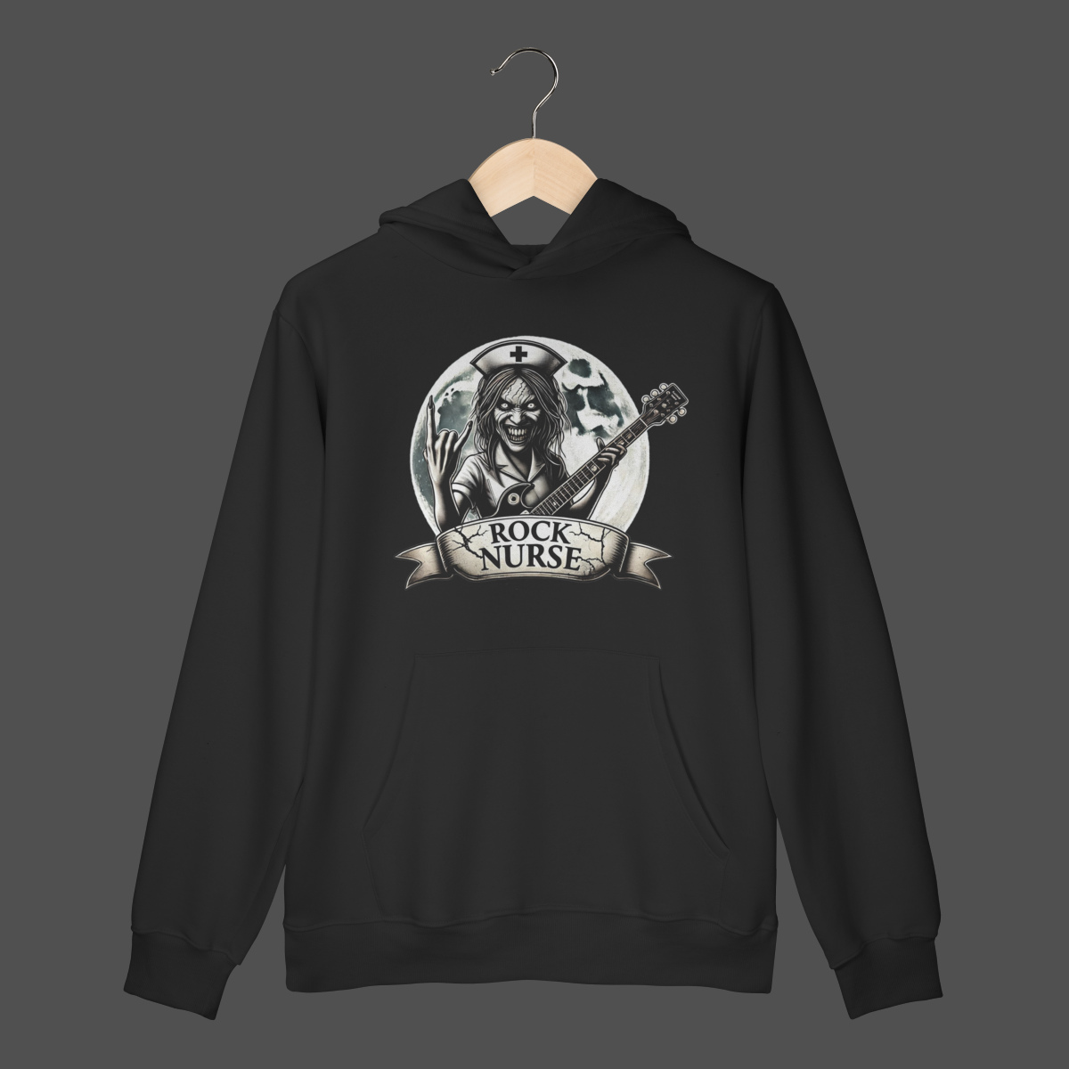 Nome do produto: Moletom Canguru Prime | Rock Nurse