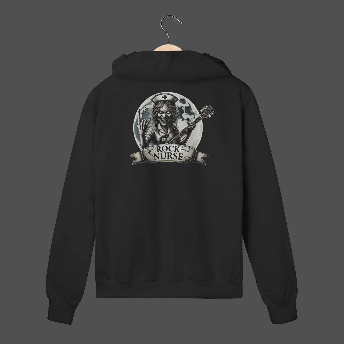 Nome do produto: Moletom C/ Zíper Prime | Rock Nurse