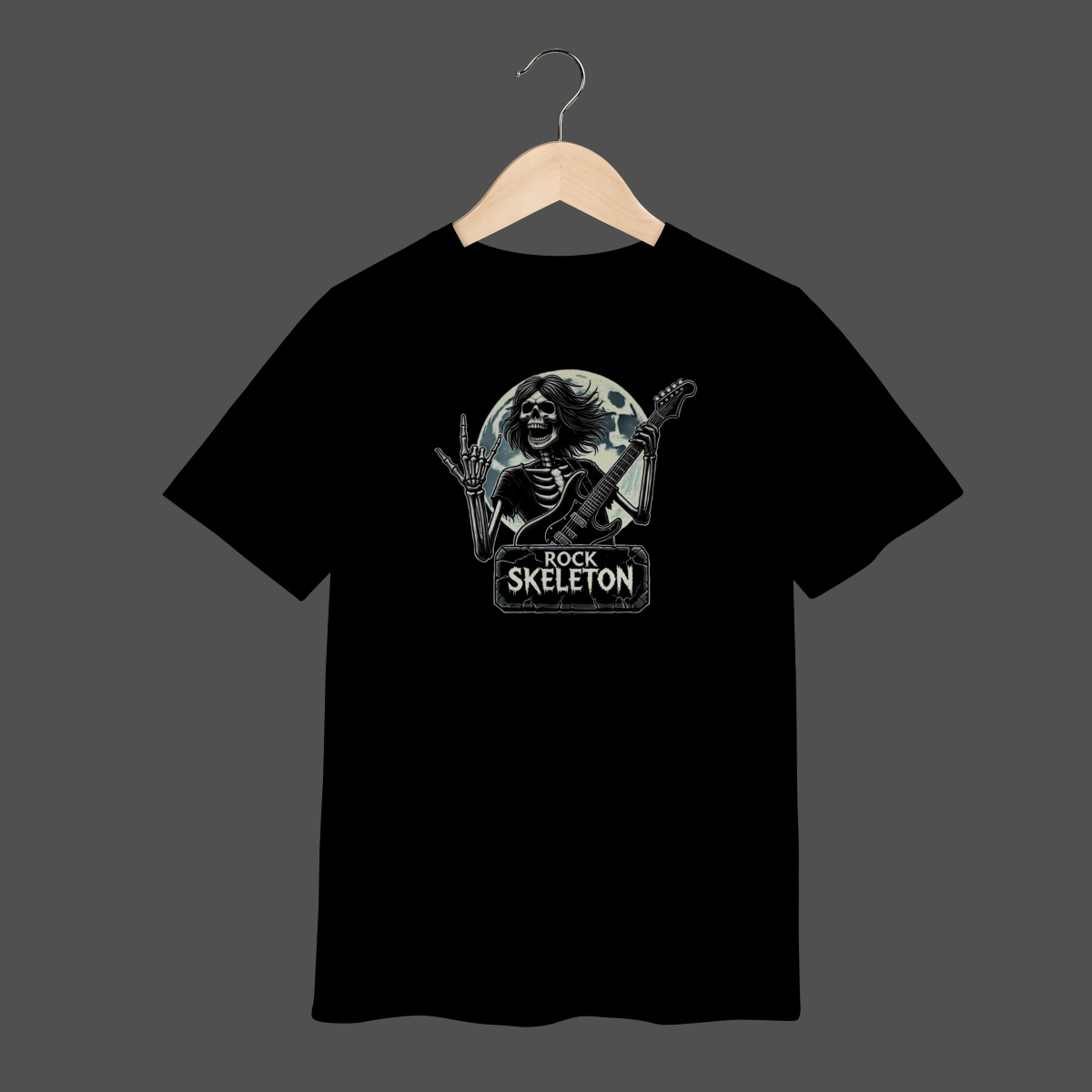 Camiseta Infantil (2 a 8) | Rock Skeleton