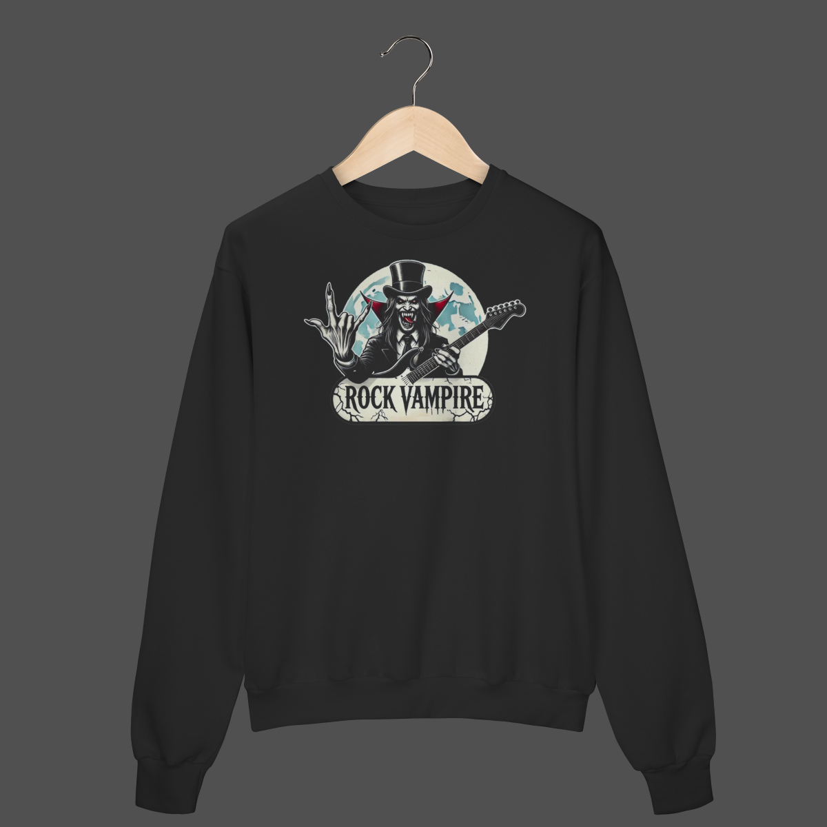 Nome do produto: Moletom Fechado Prime | Rock Vampire