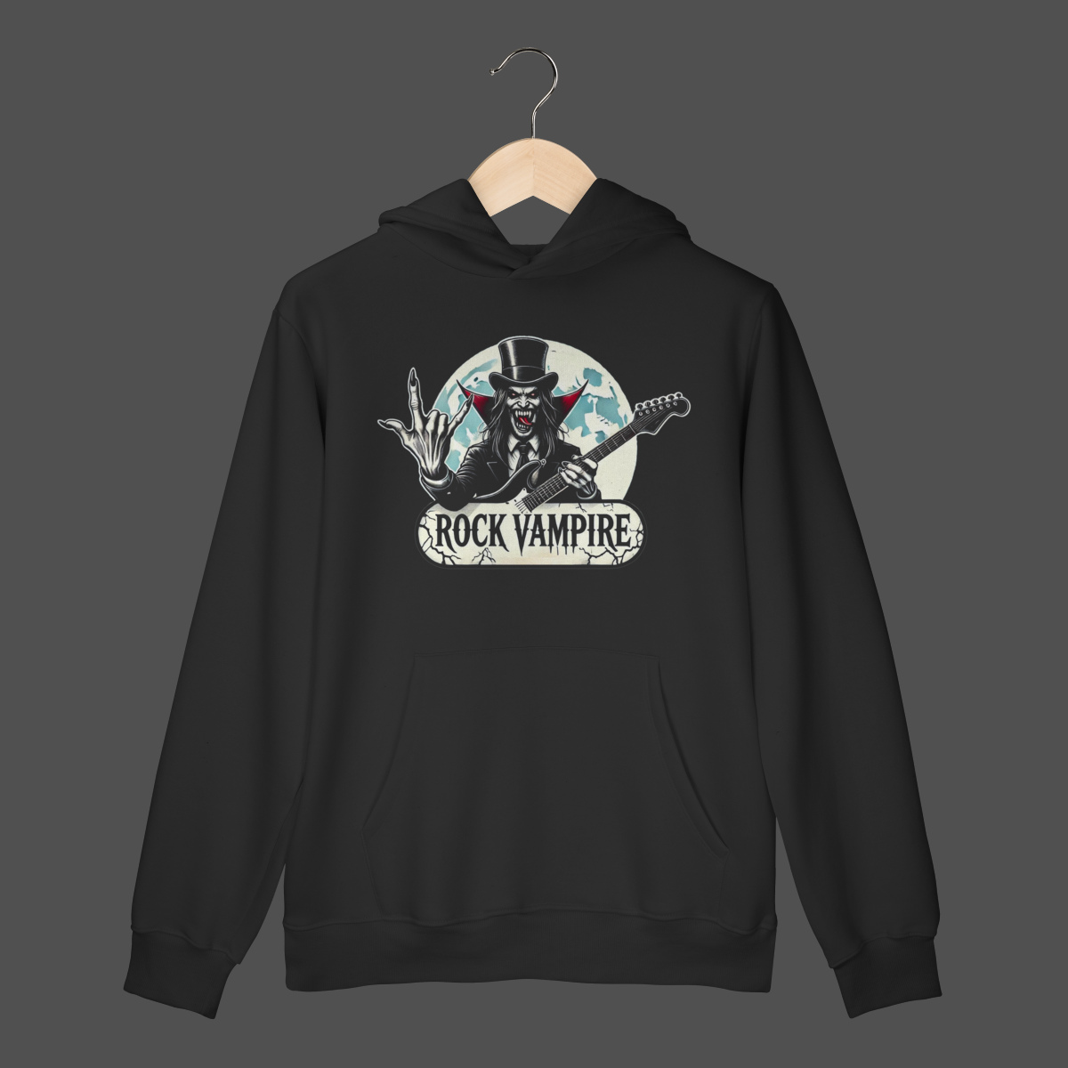 Nome do produto: Moletom Canguru Prime | Rock Vampire