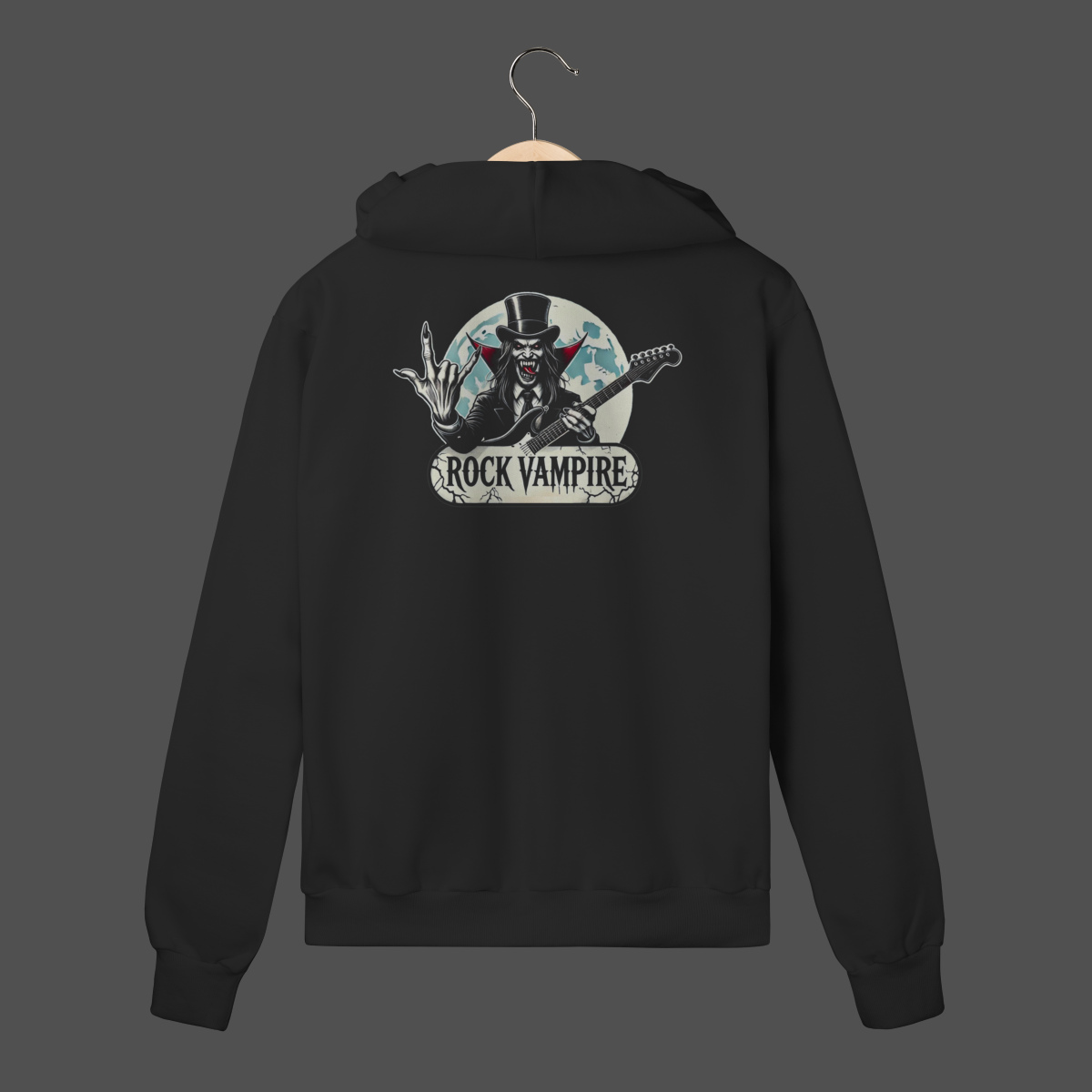 Nome do produto: Moletom C/ Zíper Prime | Rock Vampire