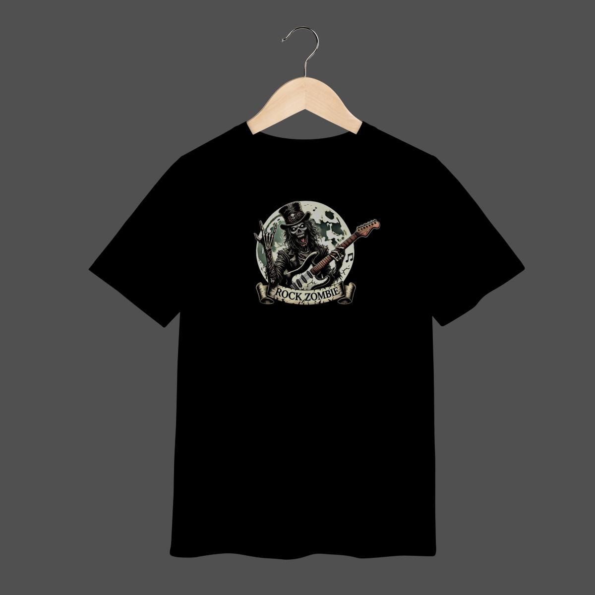 Nome do produto: Camiseta Infantil (2 a 8) | Rock Zombie