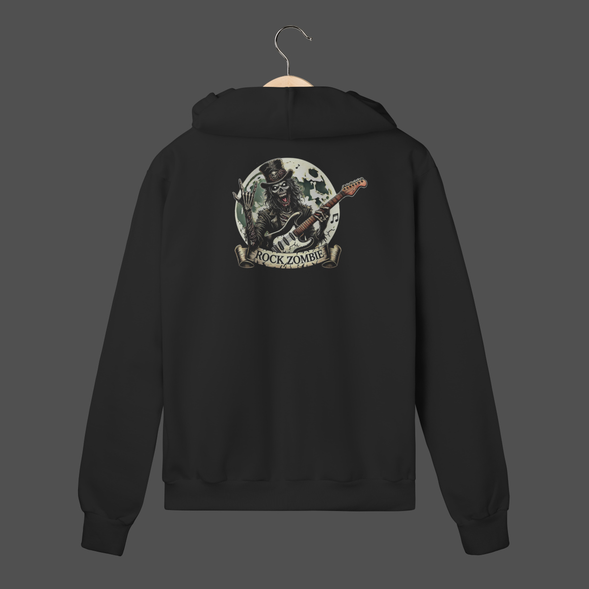 Nome do produto: Moletom C/ Zíper Prime | Rock Zombie