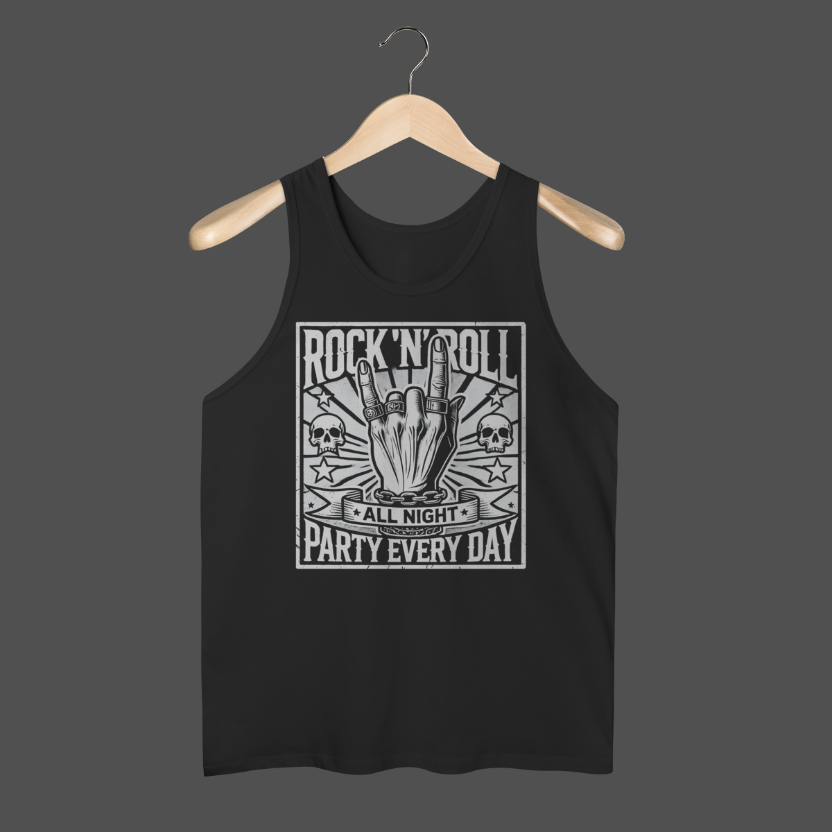 Nome do produto: Regata Quality | Rock\'n\'Roll All Night