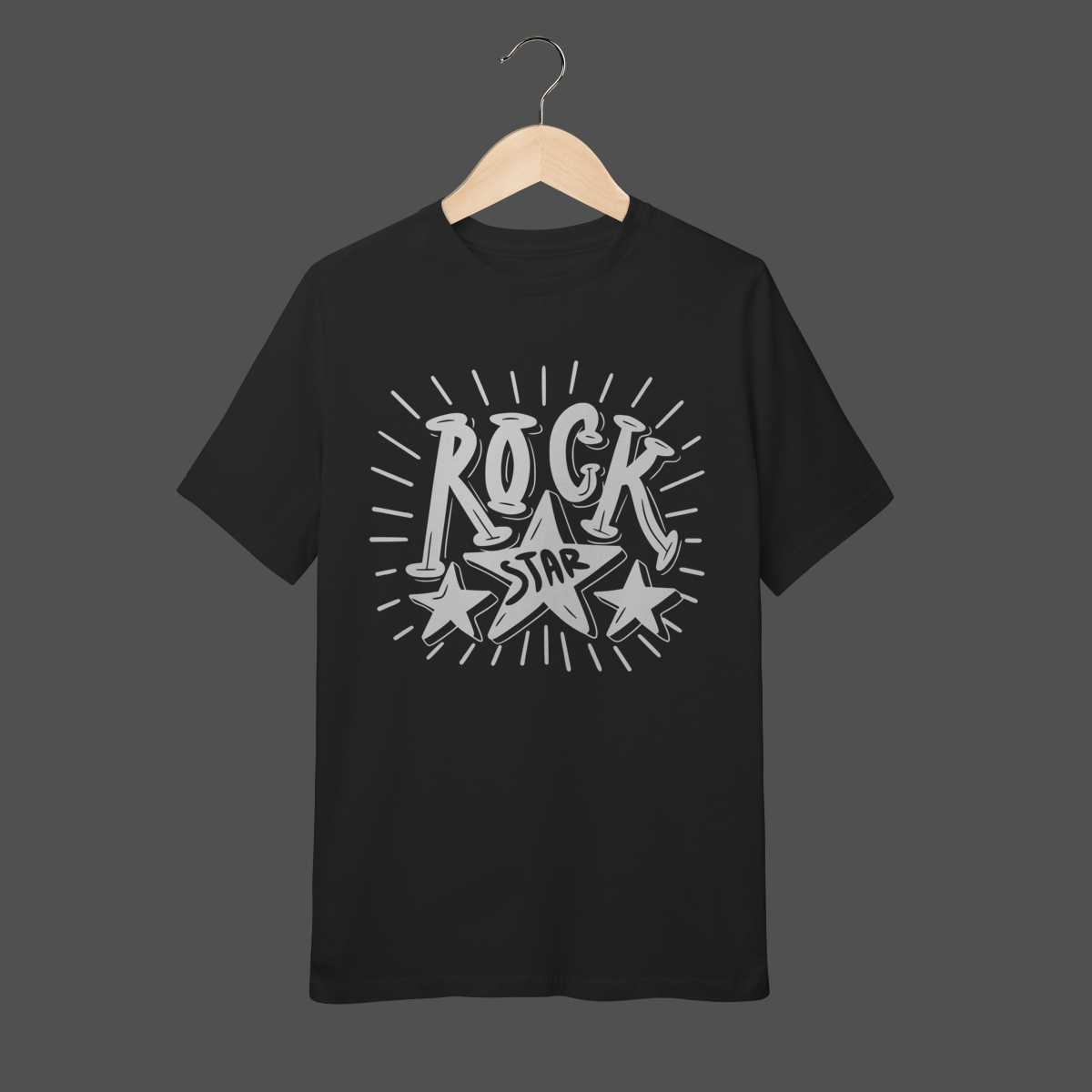 Nome do produto: Camiseta Infantil (10 a 14) | Rock Star