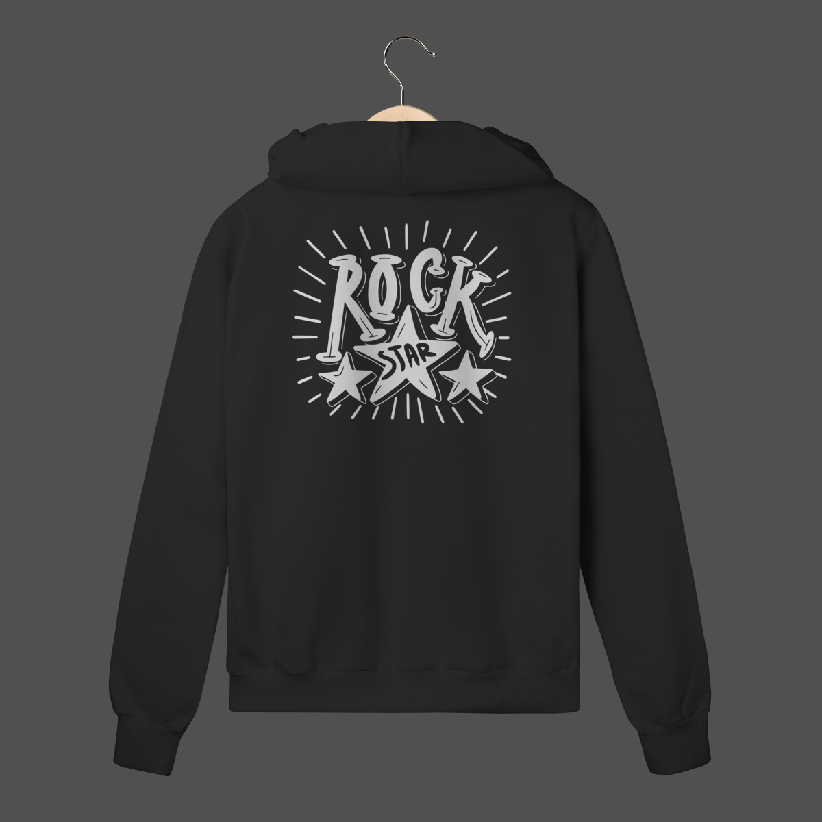 Nome do produto: Moletom C/ Zíper Prime | Rock Star