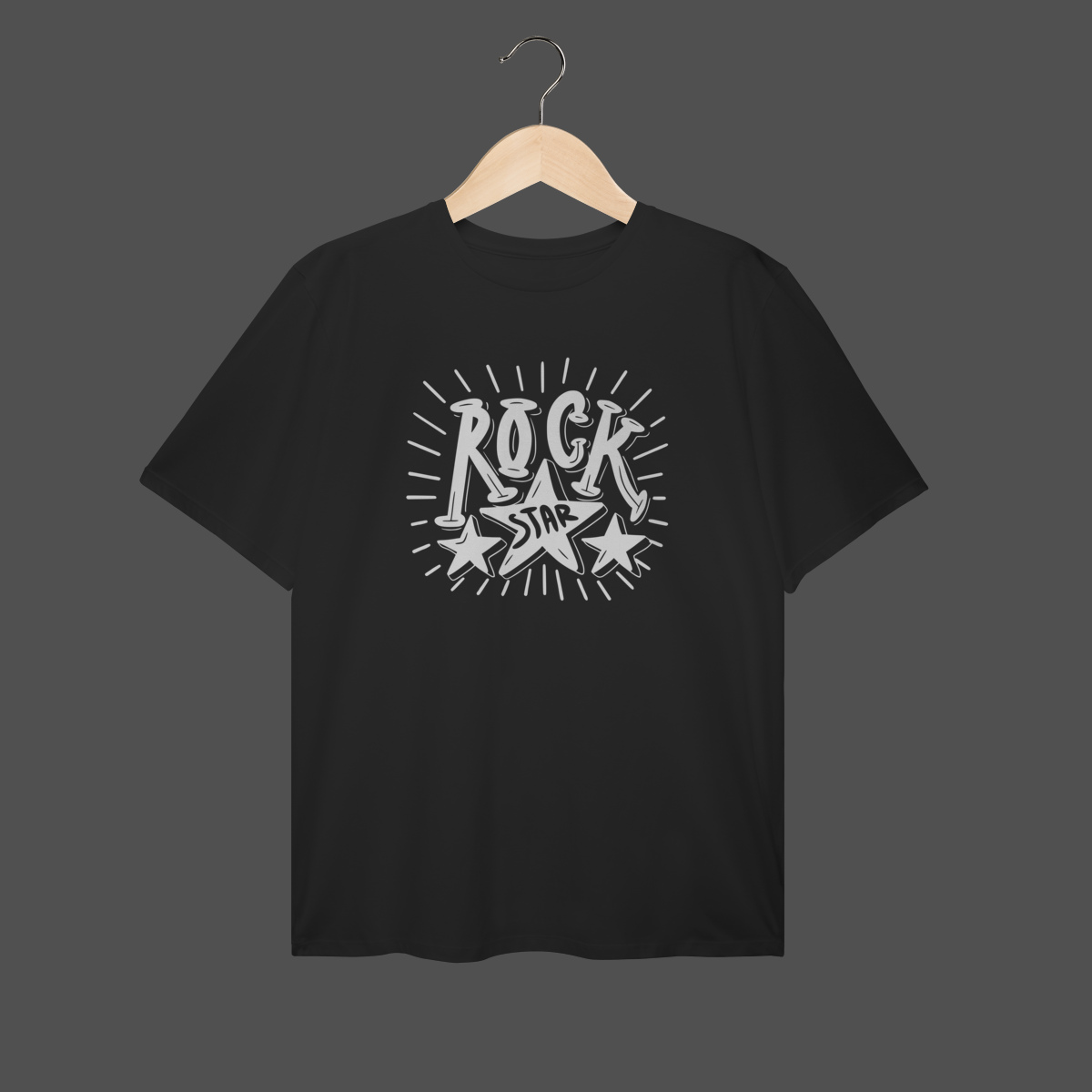 Nome do produto: Camiseta Plus Size | Rock Star