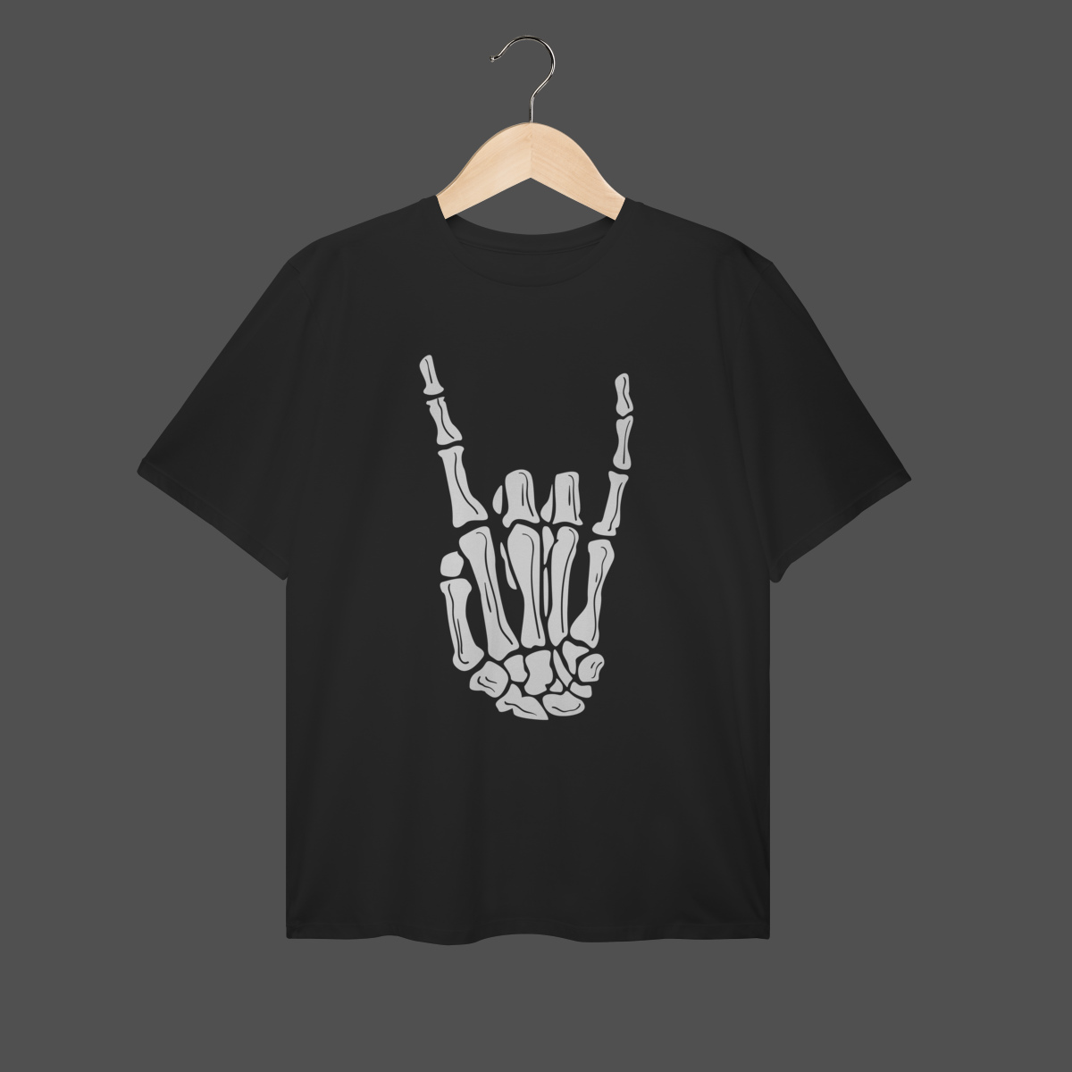Nome do produto: Camiseta Plus Size | Rock Hand