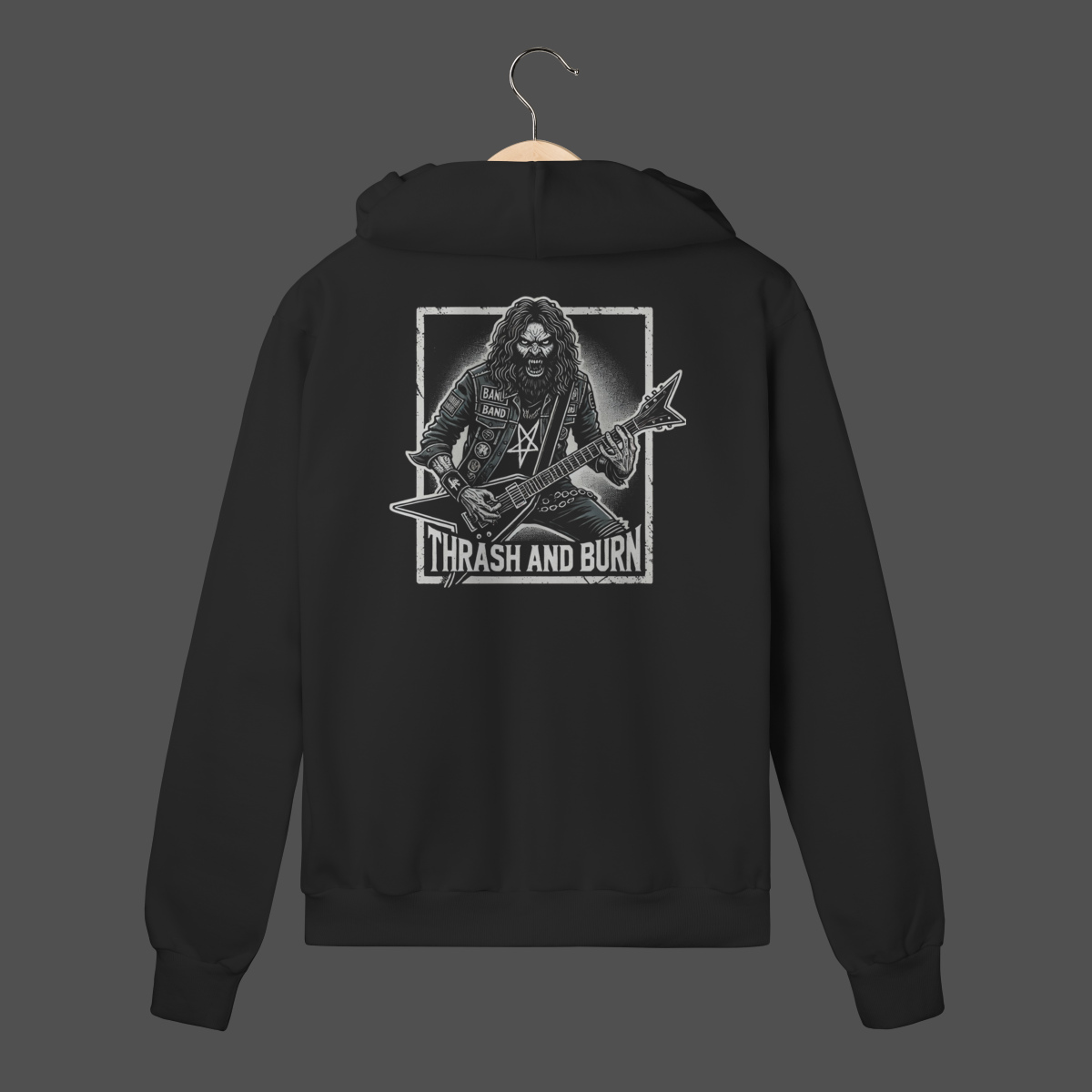 Nome do produto: Moletom C/ Zíper Prime | Thrash And Burn