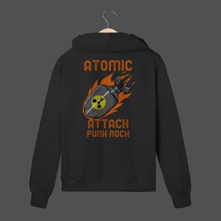 Moletom C/ Zíper Prime | Atomic Attack - Punk Rock