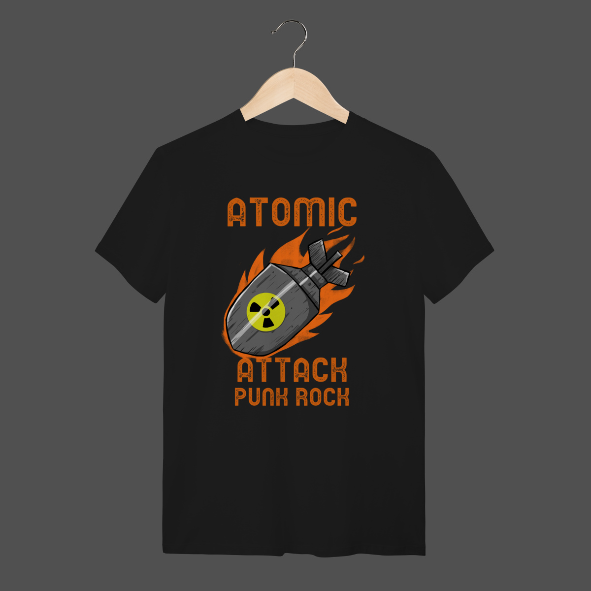 Nome do produto: Camiseta Quality | Atomic Attack - Punk Rock