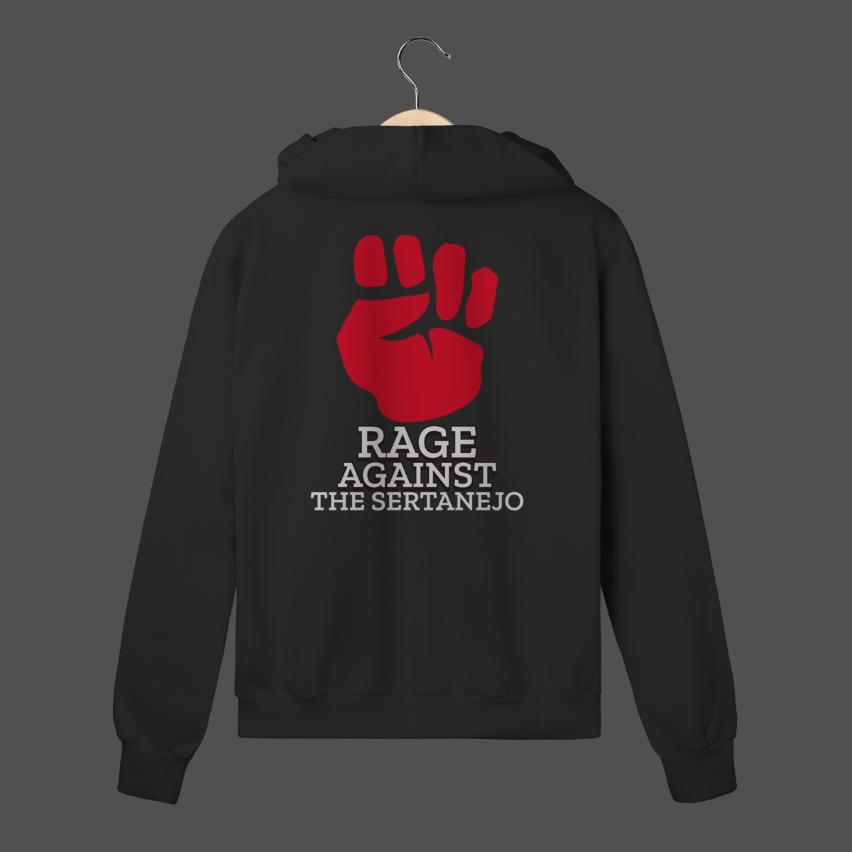 Nome do produto: Moletom C/ Zíper Prime | Rage Against The Sertanejo