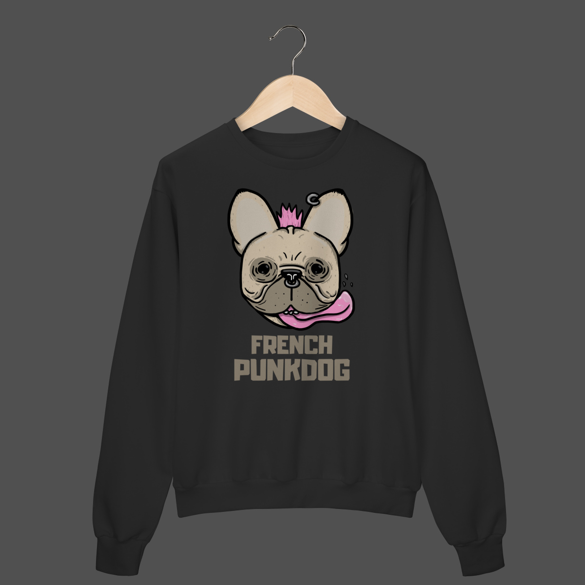 Nome do produto: Moletom Fechado Prime | French Punkdog