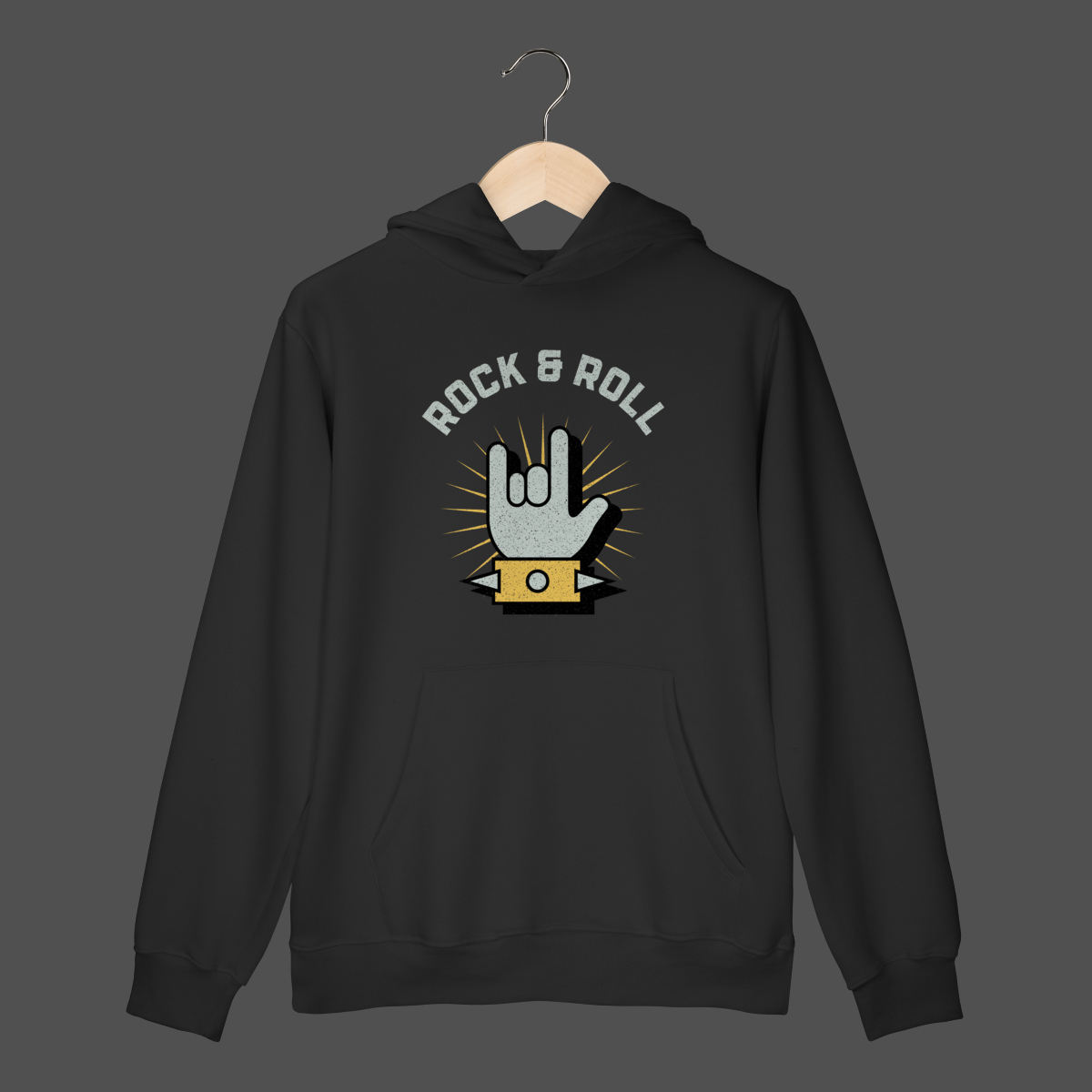 Nome do produto: Moletom Canguru Prime | Rock & Roll