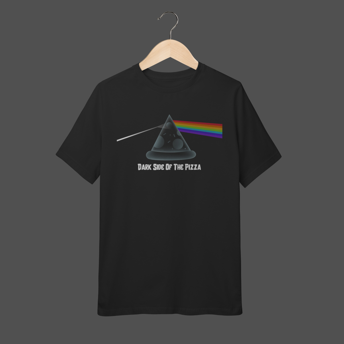 Camiseta Infantil (10 a 14) | Dark Side Of The Pizza