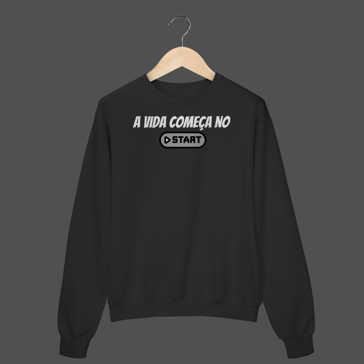 Nome do produto: Moletom Fechado Prime | A Vida Começa no Start