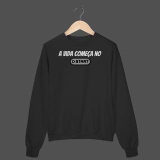 Moletom Fechado Prime | A Vida Começa no Start