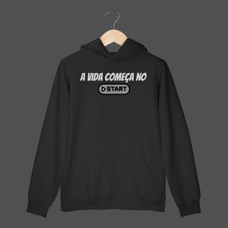 Moletom Canguru Prime | A Vida Começa no Start
