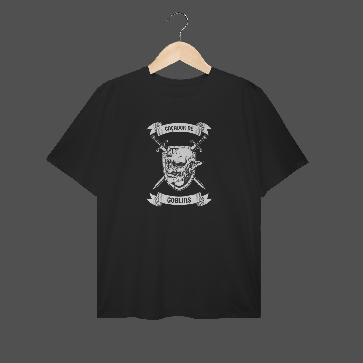 Nome do produto: Camiseta Plus Size | Caçador de Goblins