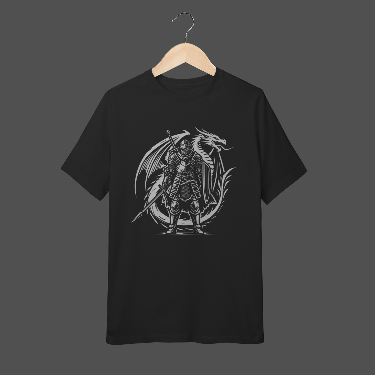 Nome do produto: Camiseta Infantil (10 a 14) | Cavaleiro