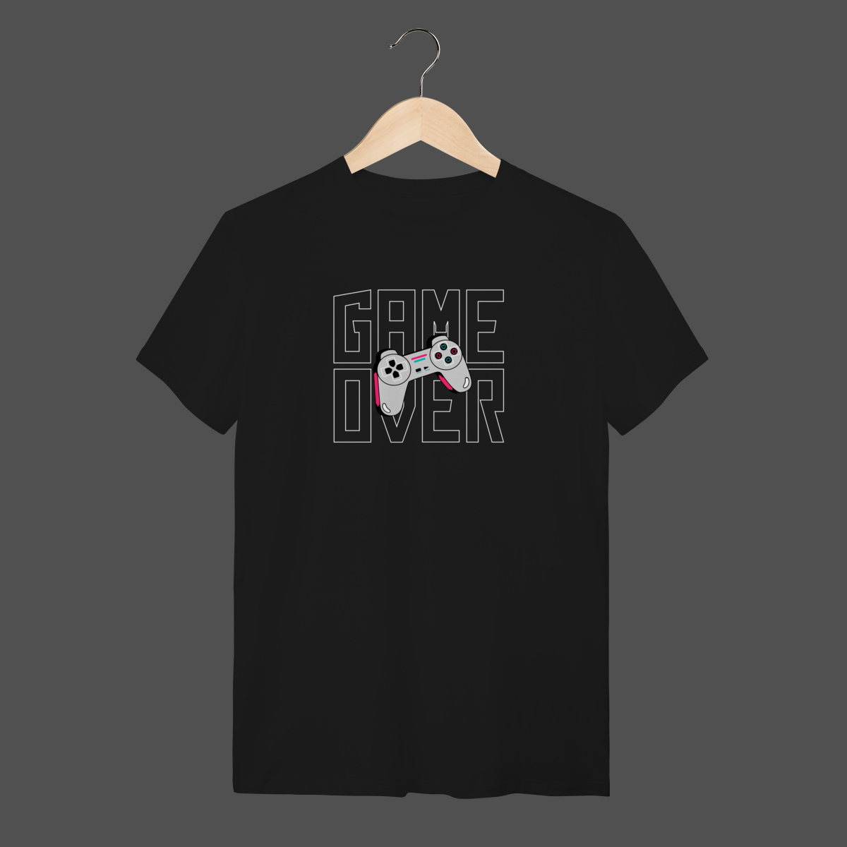 Nome do produto: Camiseta Quality | Game Over