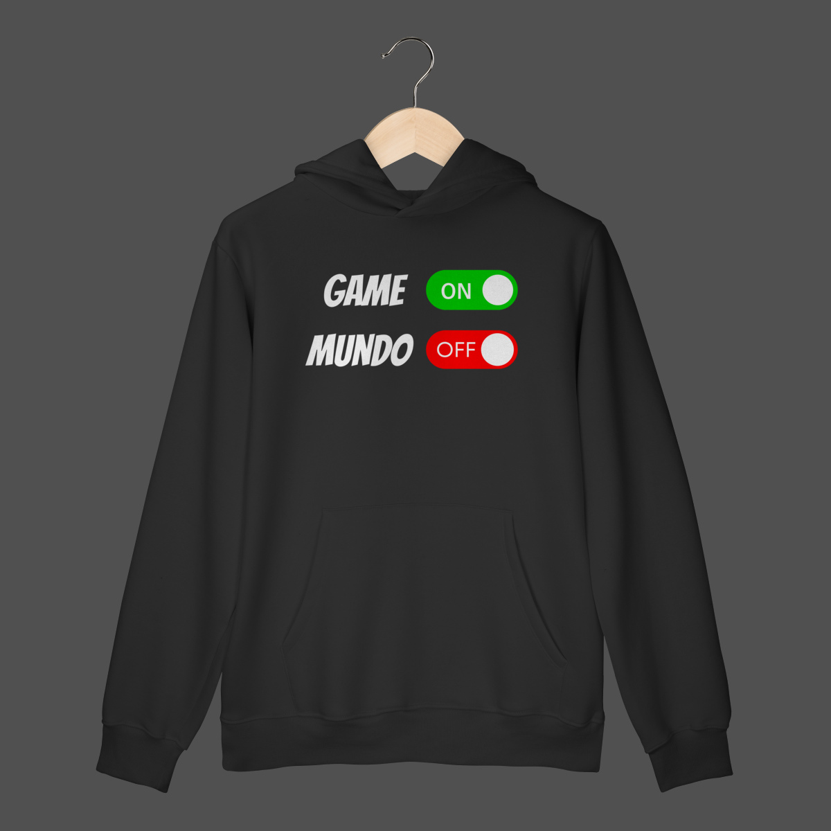 Moletom Canguru Prime | Game On - Mundo Off