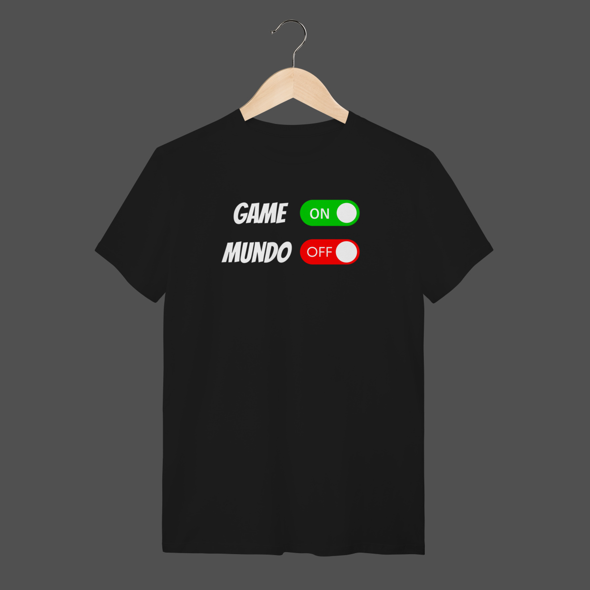 Nome do produto: Camiseta Quality | Game On - Mundo Off