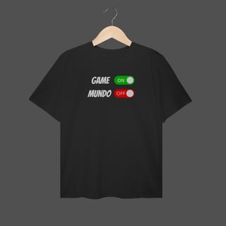 Camiseta Plus Size | Game On - Mundo Off