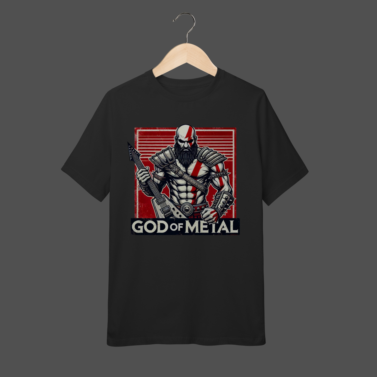 Nome do produto: Camiseta Infantil (10 a 14) | God Of Metal