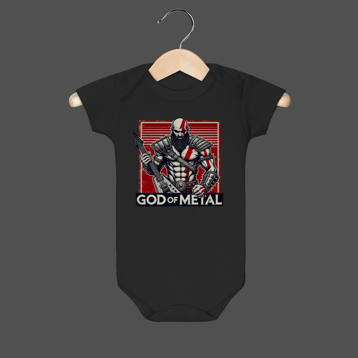 Nome do produto: Body Infantil | God Of Metal